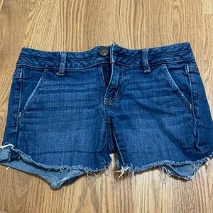 American eagle stretch jean shorts